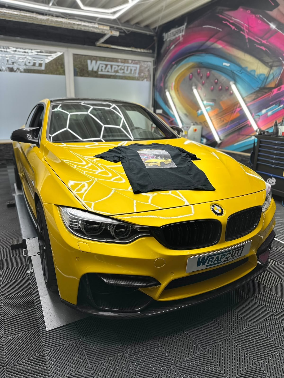 Lackschutz, BMW M4 Gelb, Front