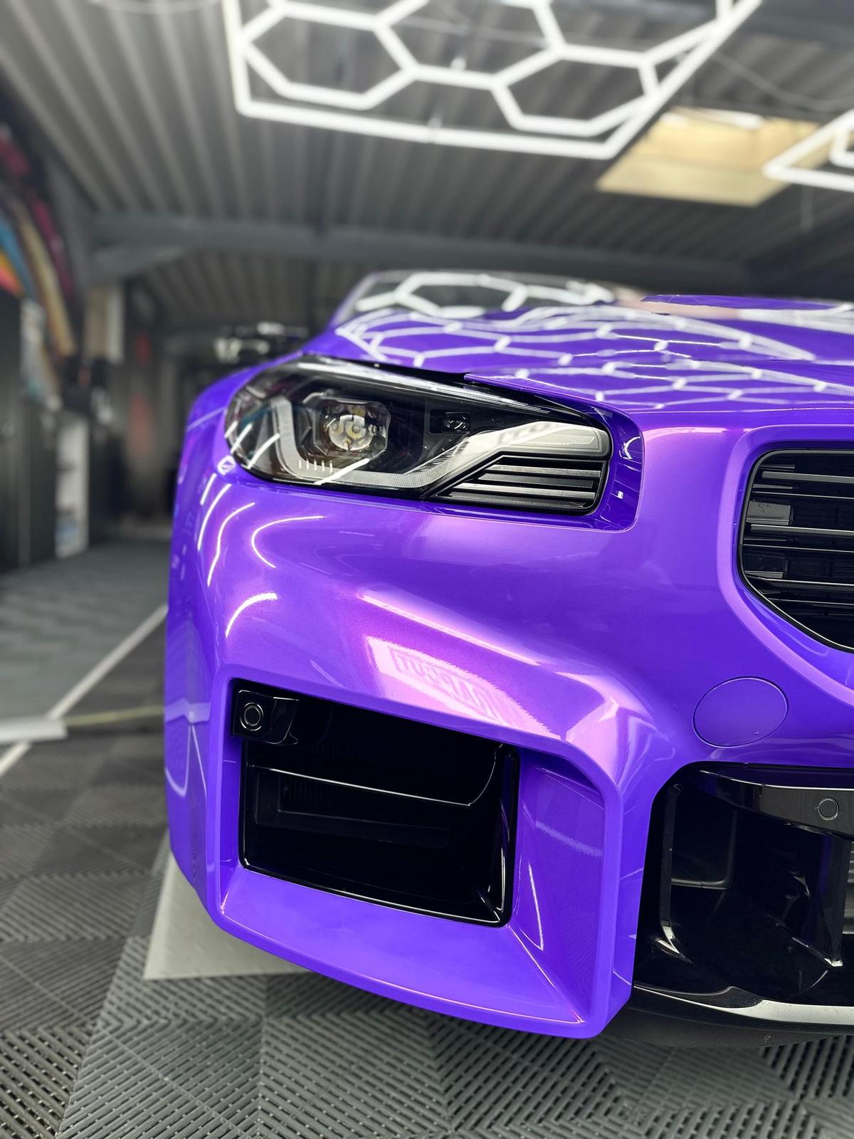 Vollfolierung, Satin Violett