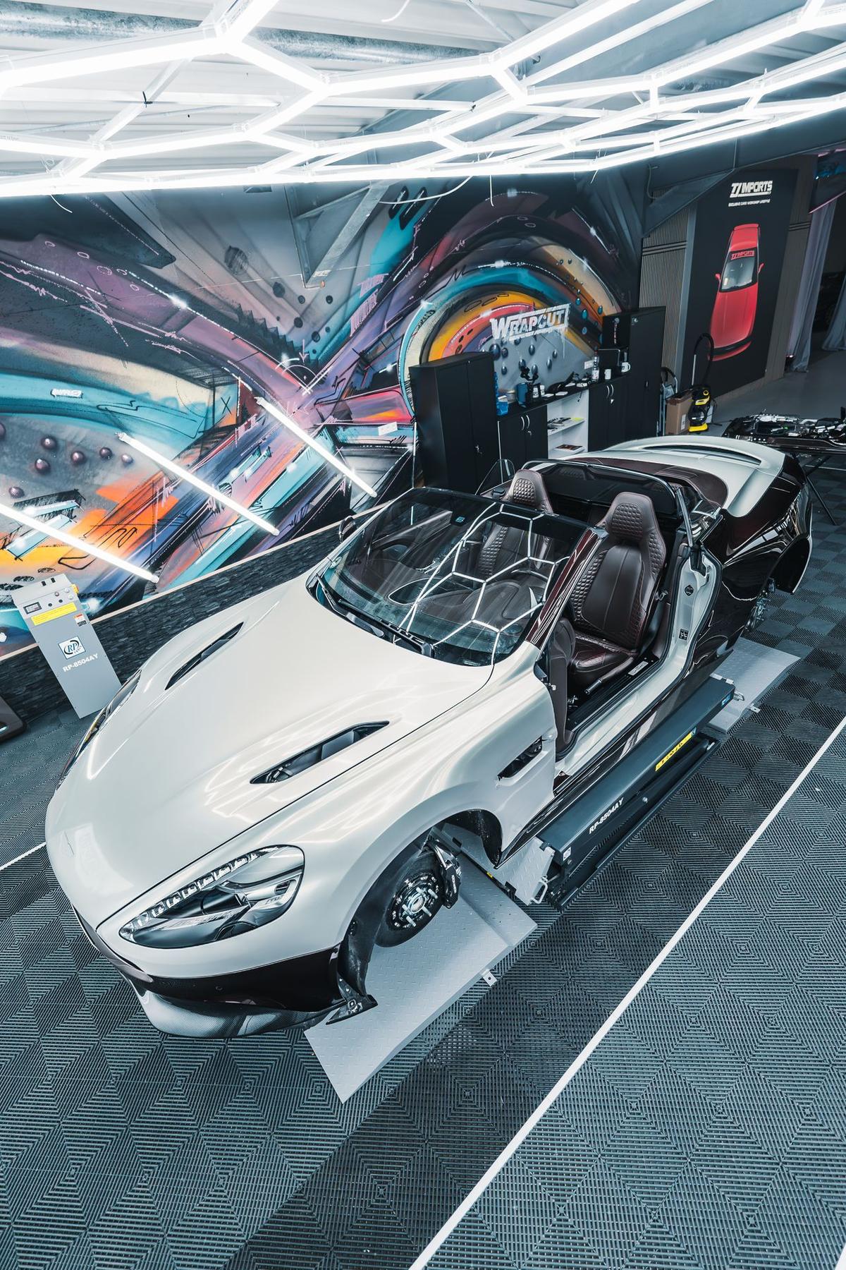 Teilfolierung, Cabrio
